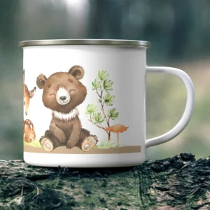 Camping-Tasse "Bärige Freunde" – Bild 3