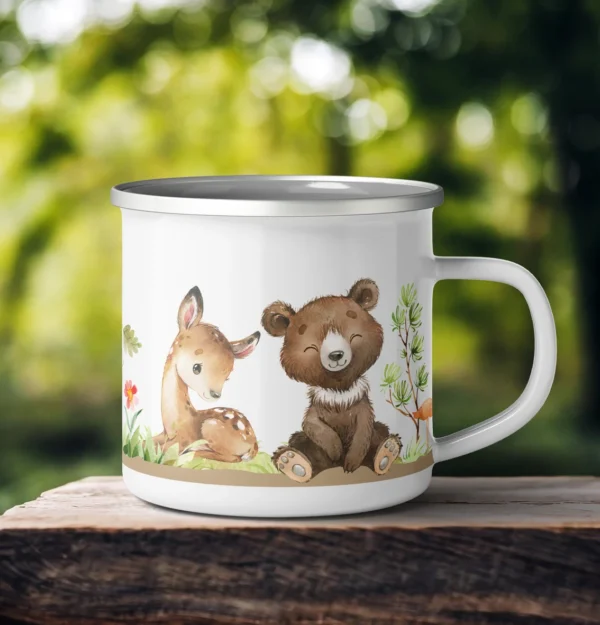 Camping-Tasse "Bärige Freunde"