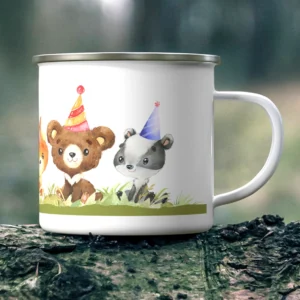 Camping-Tasse "Waldparty" – Bild 3